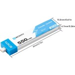 BETAFPV 4pcs BT2.0 550mAh 1S 3.8V 40C/80C Battery Compatible 75-85mm 1S Racing Whoop Drone Drones Accessories